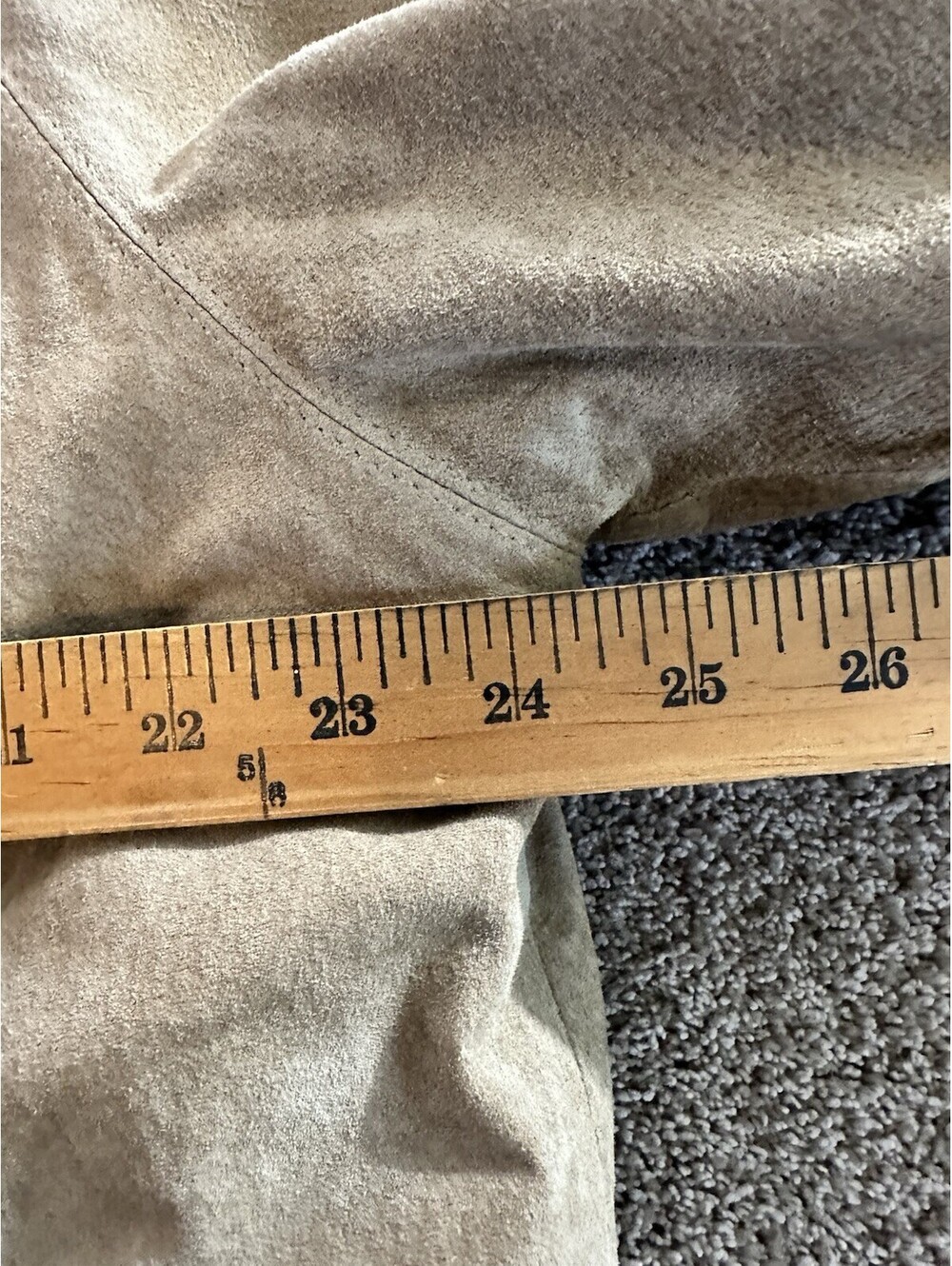 Y2K Leopard Cheetah Print Lined St Johns Bay Suede Hooded Jacket Coat L Petite - Picture 12 of 13